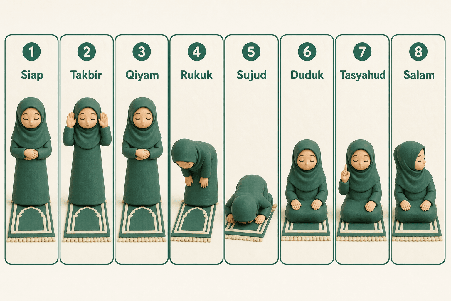 Cara sholat untuk pemula (bergambar, bukan fatwa) — image 1