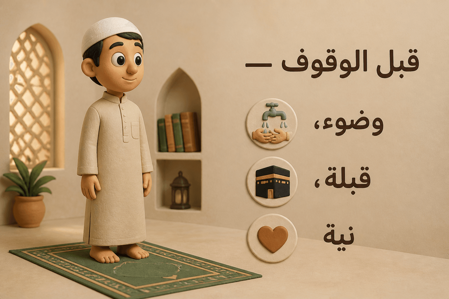 كيفية الصلاة للمبتدئين (مصوّرة، وليست فتوى) — image 2