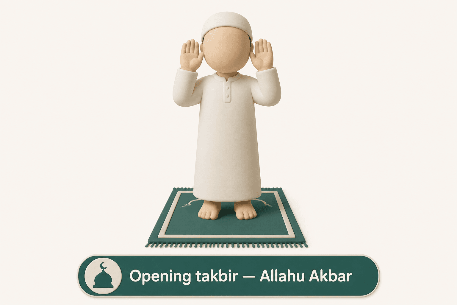 How to Pray Salah as a Beginner (Illustrated, Not a Fatwa) — image 3